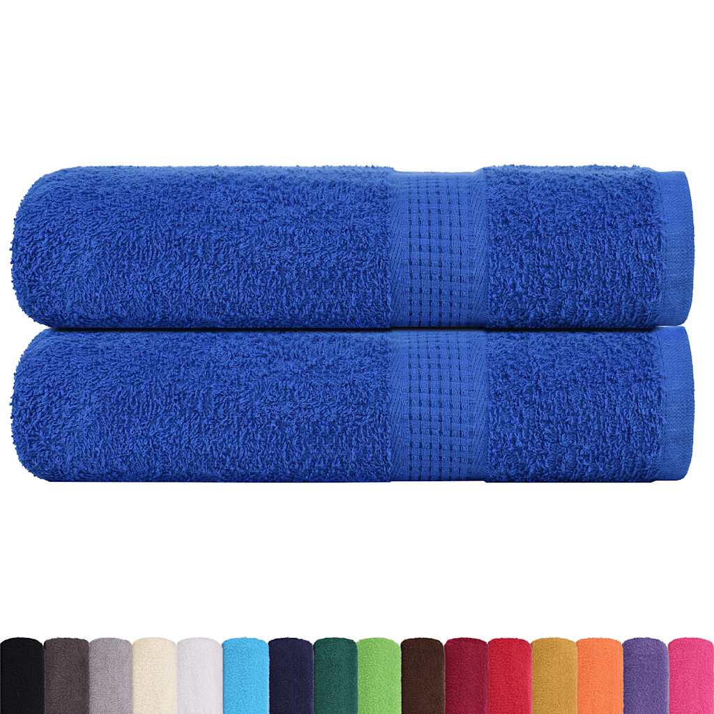 2 db kék színű FROGN zuhanytörölköző 70 x 140 cm 360 g/m²