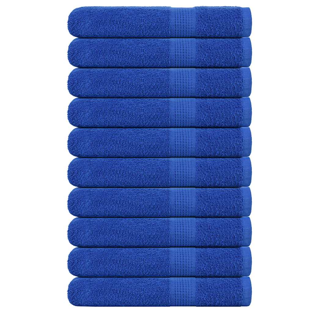 10 db FROGN törölköző kék 100 x 200 cm 360 g/m²