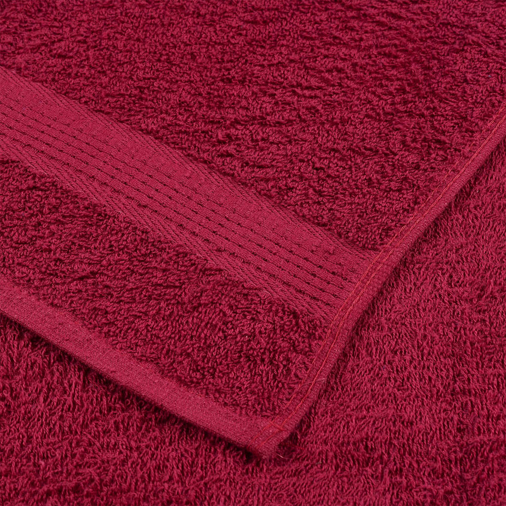 2 db bordói színű FROGN mosdótörlő 30 x 30 cm 360 g/m²