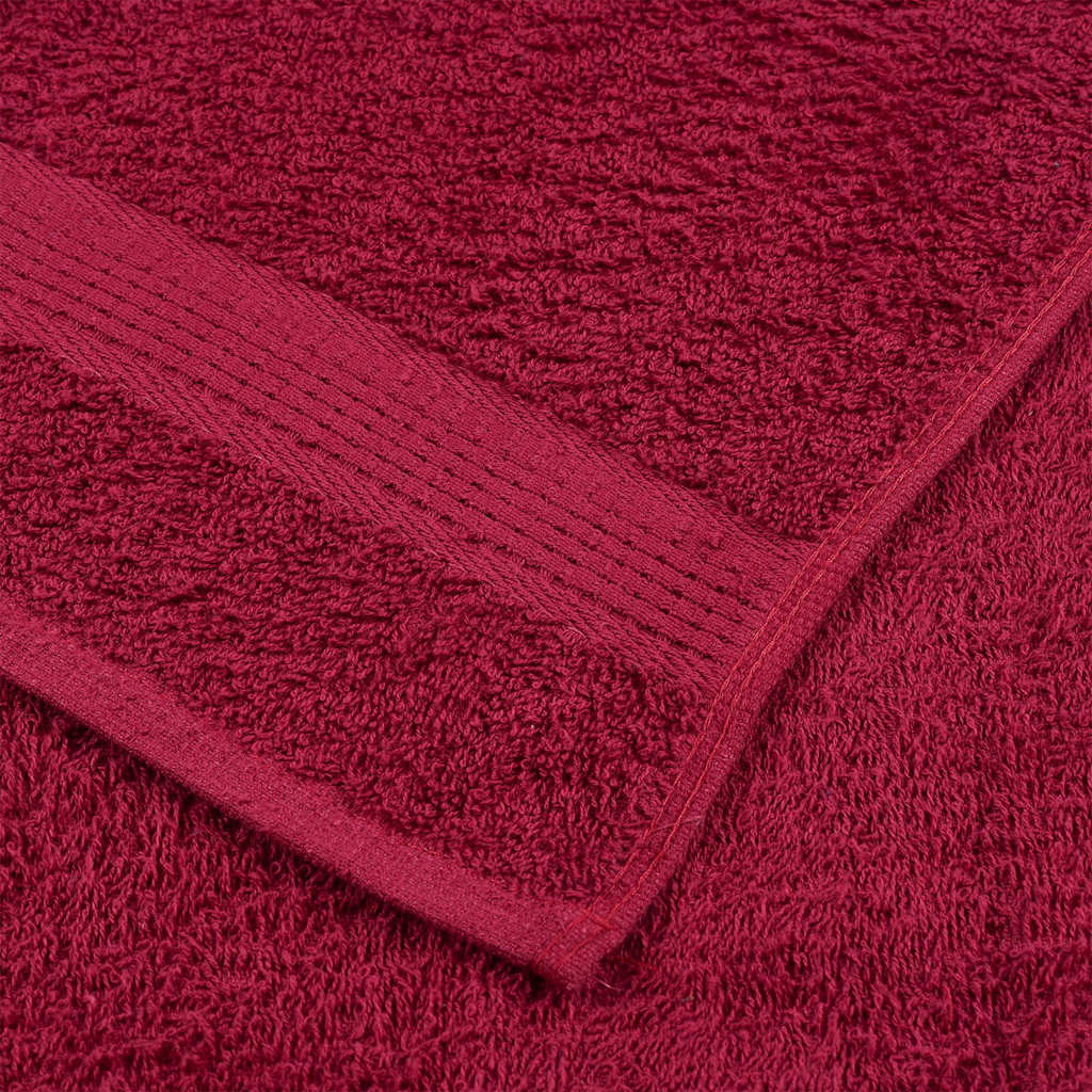 4 db bordói színű FROGN fürdőlepedő 100 x 150 cm 360 g/m²