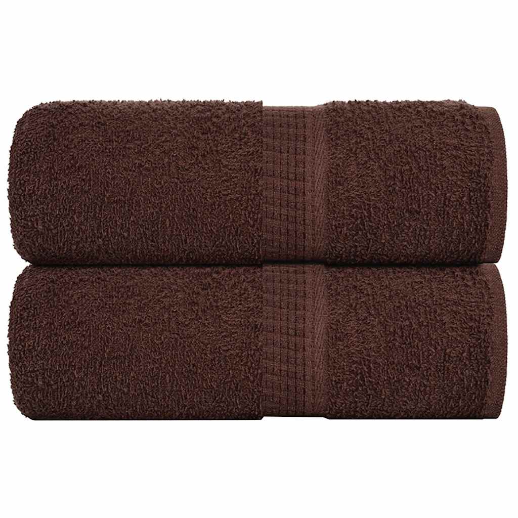 2 db barna FROGN mosdótörlő 30 x 30 cm 360 g/m²