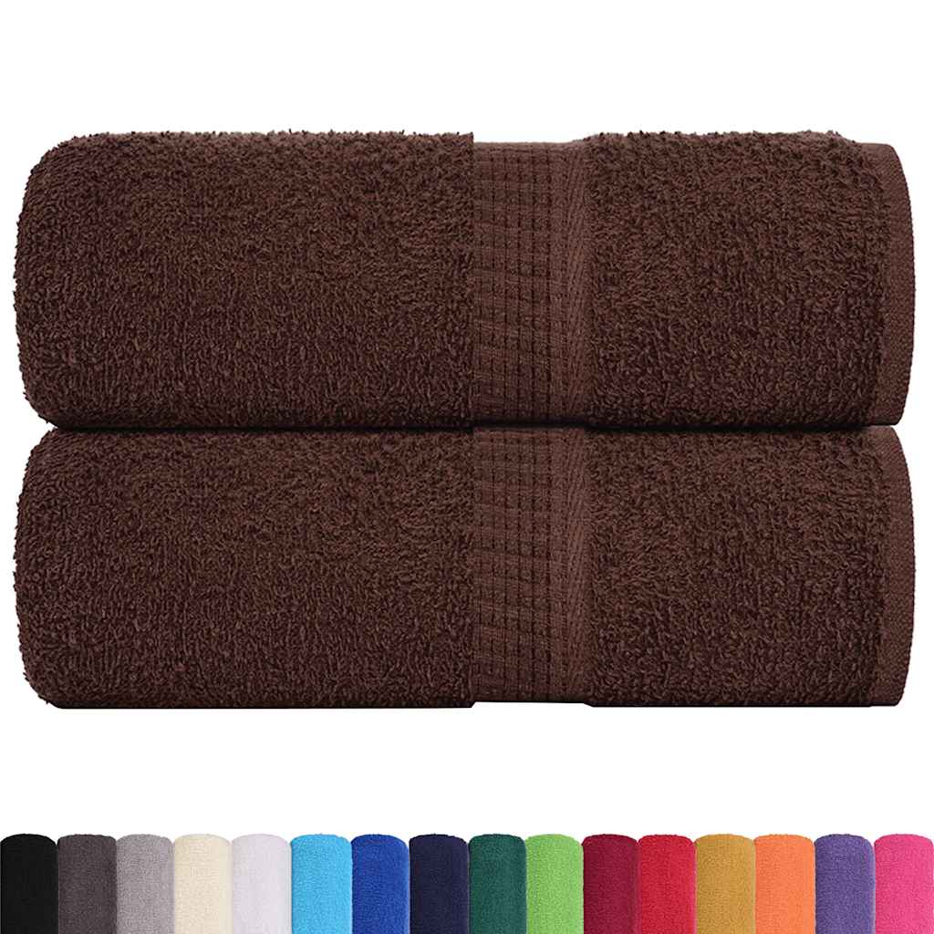 2 db barna FROGN mosdótörlő 30 x 30 cm 360 g/m²