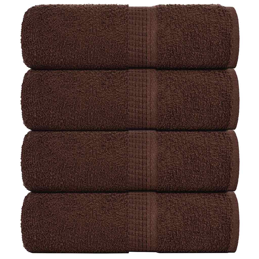 4 db barna vendégtörölköző FROGN 30 x 50 cm 360 g/m²
