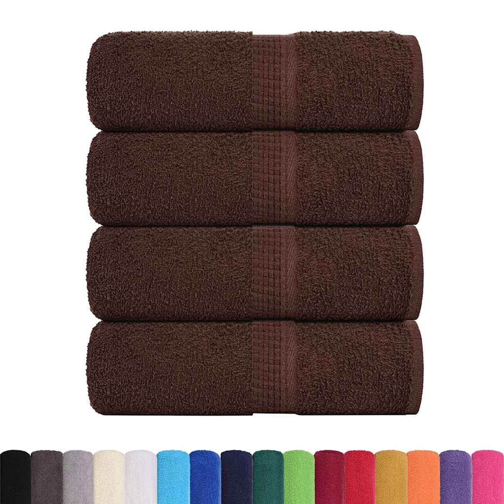 4 db barna vendégtörölköző FROGN 30 x 50 cm 360 g/m²