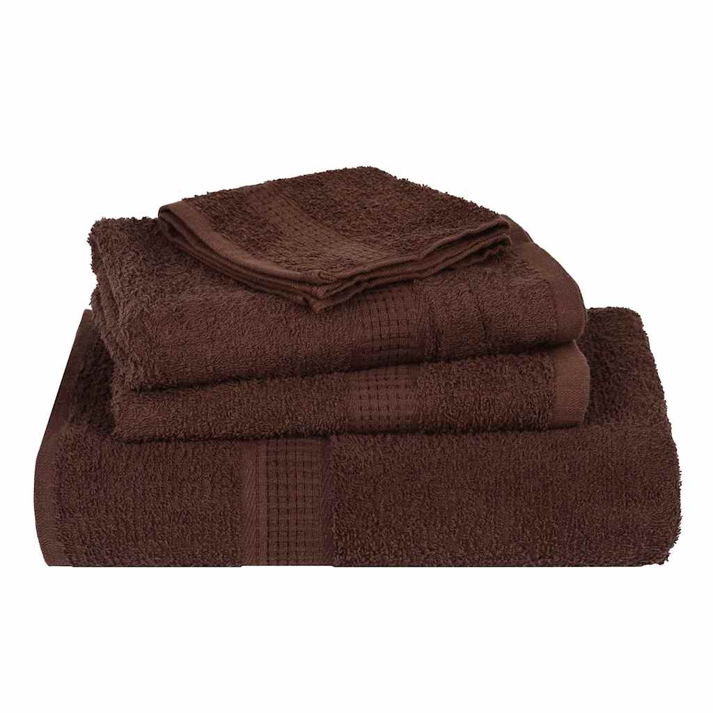 10 db FROGN vendégtörölköző barna 30 x 50 cm 360 g/m²