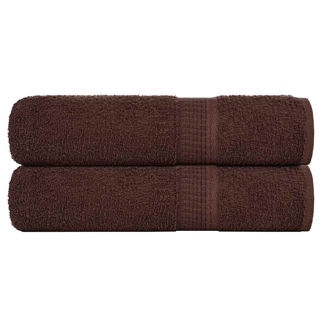 2 db barna színű FROGN zuhanytörölköző 70 x 140 cm 360 g/m²