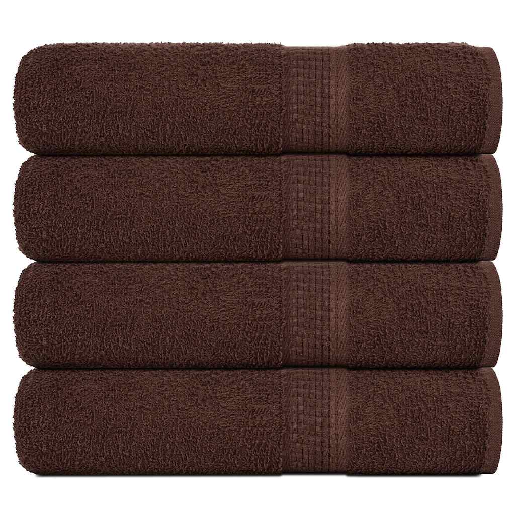 4 db barna FROGN fürdőlepedő 100 x 150 cm 360 g/m²