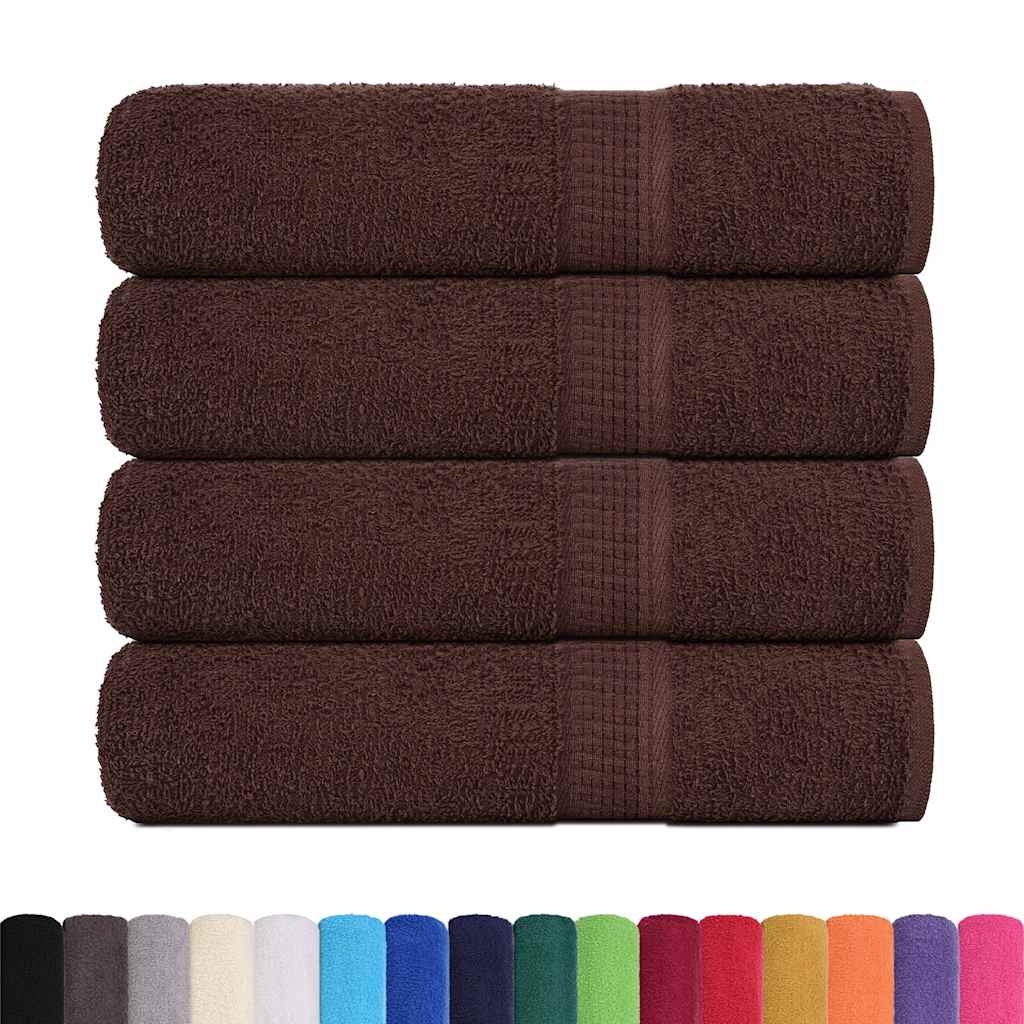 4 db barna FROGN fürdőlepedő 100 x 150 cm 360 g/m²