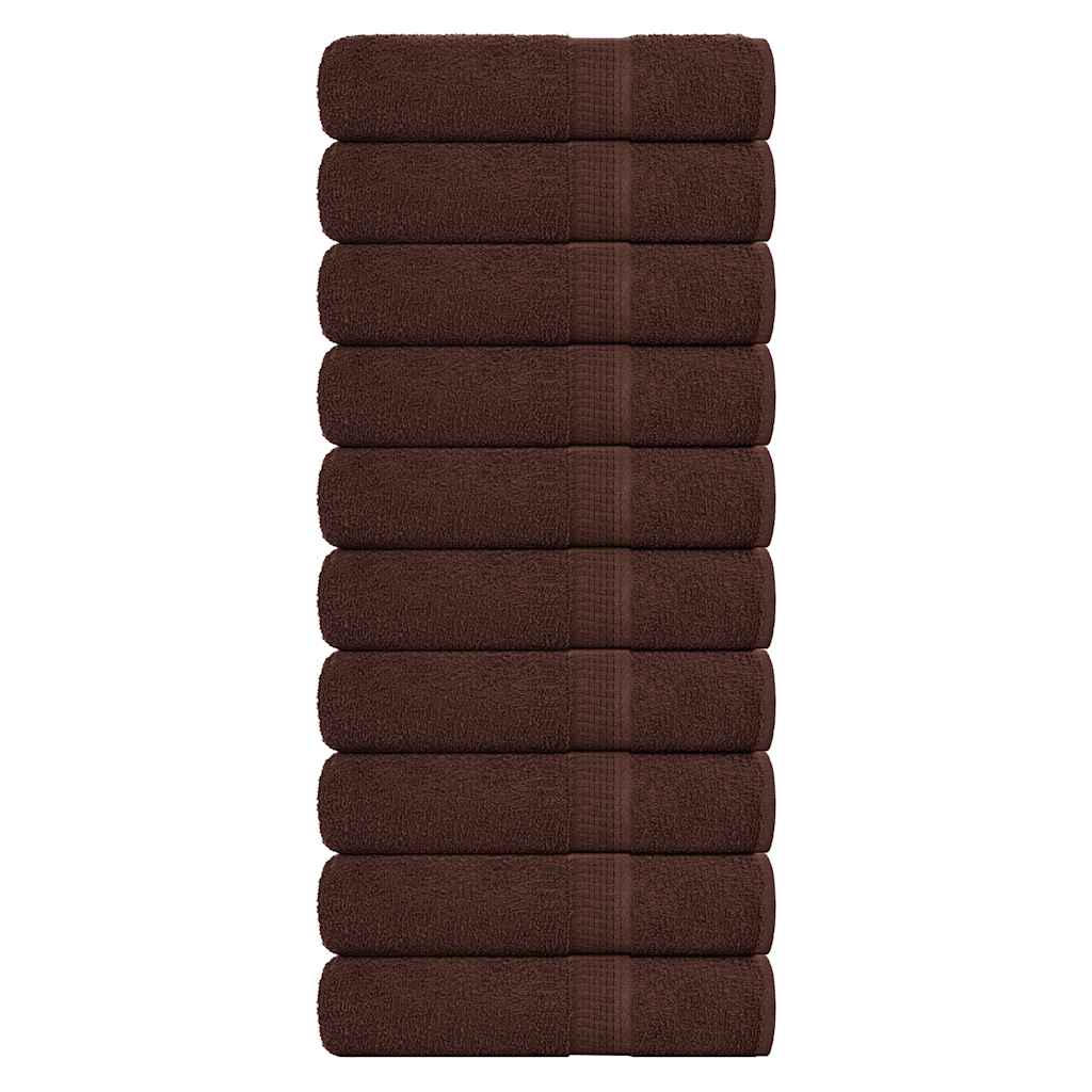 10 db barna FROGN fürdőlepedő 100 x 150 cm 360 g/m²