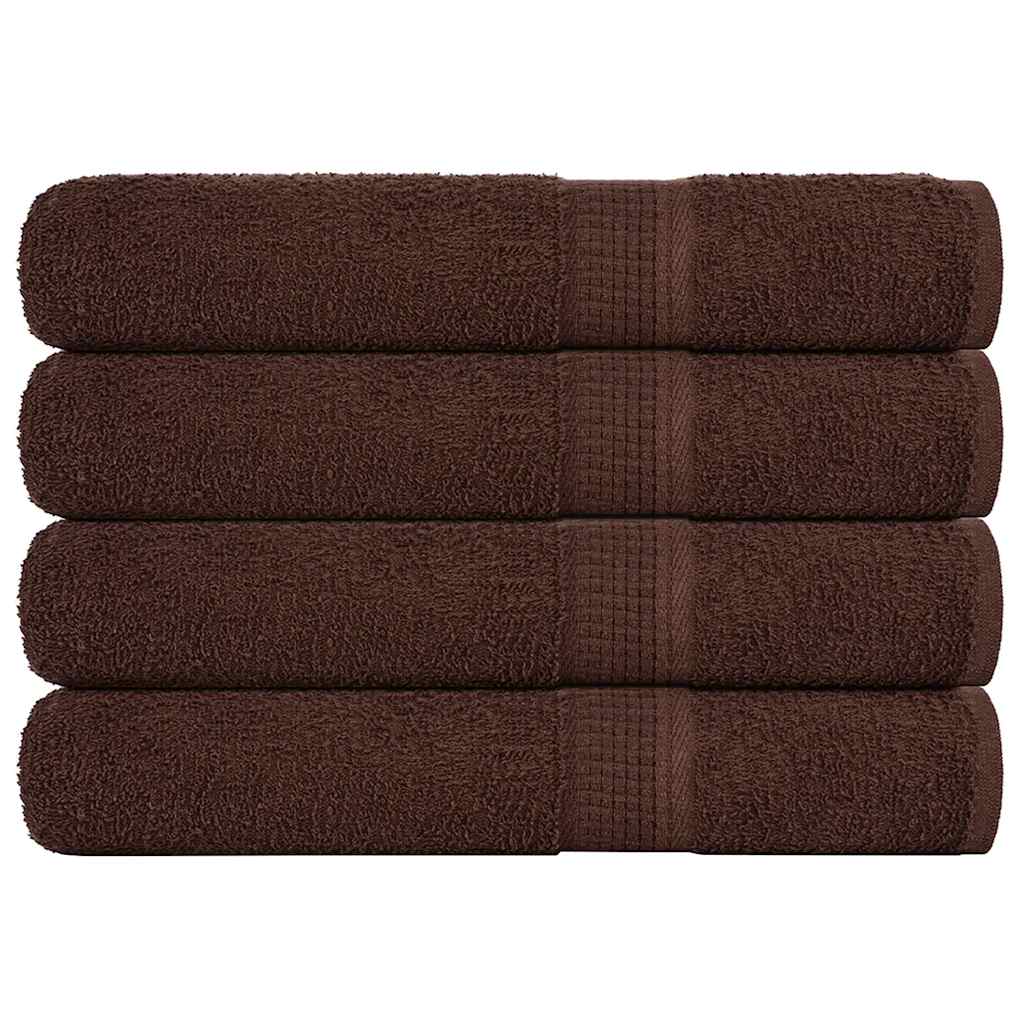 4 db barna szaunatörölköző FROGN 80 x 200 cm 360 g/m²