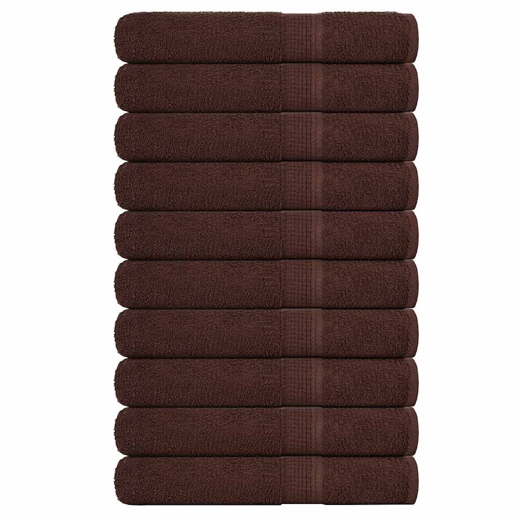 10 db barna szaunatörölköző FROGN 80 x 200 cm 360 g/m²
