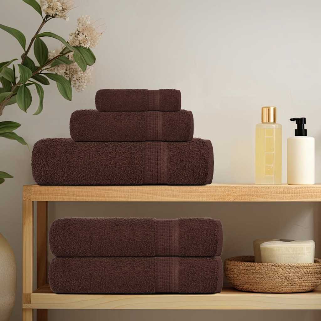 10 db FROGN törölköző barna 100 x 200 cm 360 g/m²