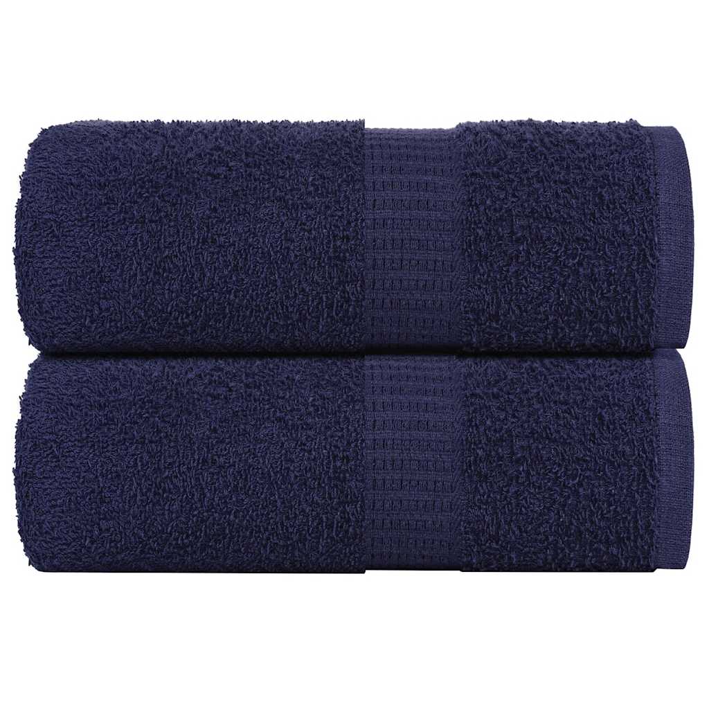2 db sötétkék FROGN mosdótörölköző 30 x 30 cm 360 g/m²