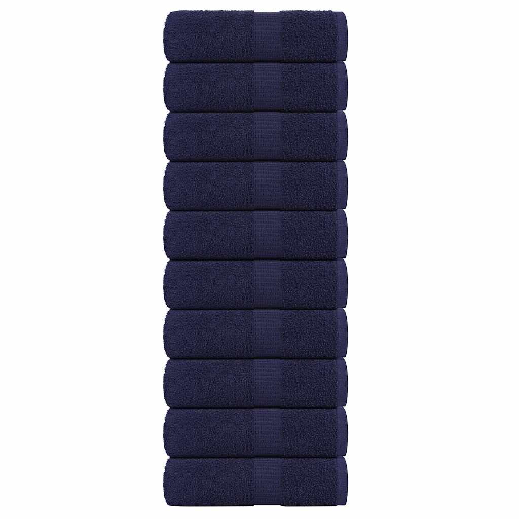 10 db sötétkék FROGN mosdótörölköző 30 x 30 cm 360 g/m²