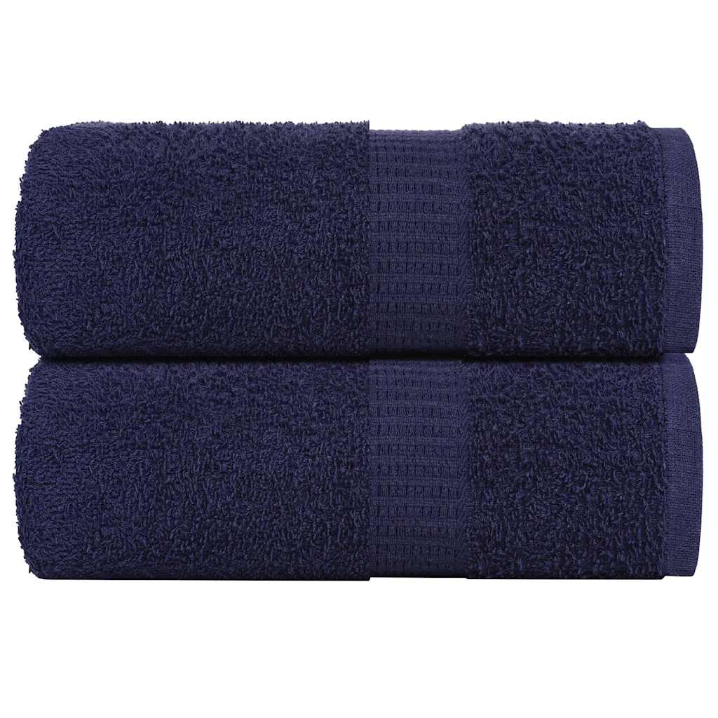 2 db sötétkék vendégtörölköző FROGN 30 x 50 cm 360 g/m²