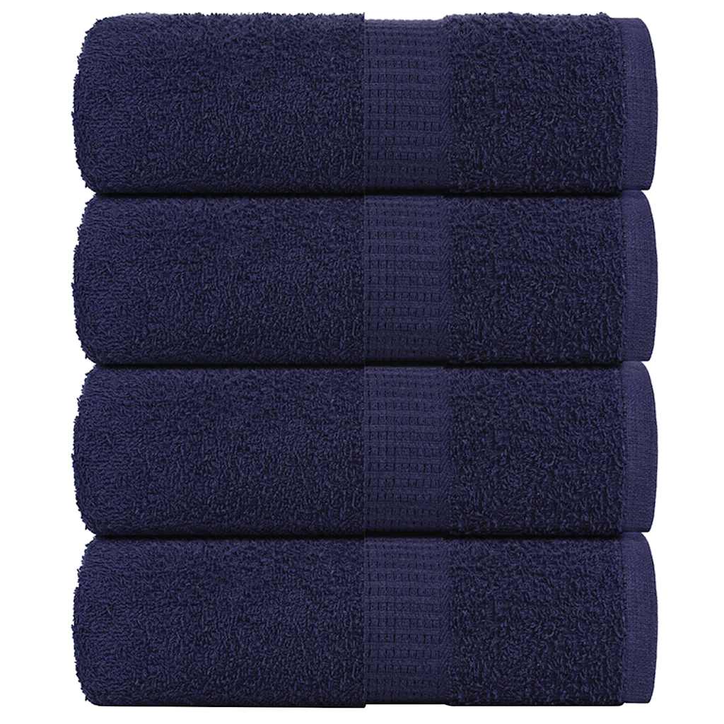 4 db sötétkék FROGN vendégtörölköző 30 x 50 cm 360 g/m²