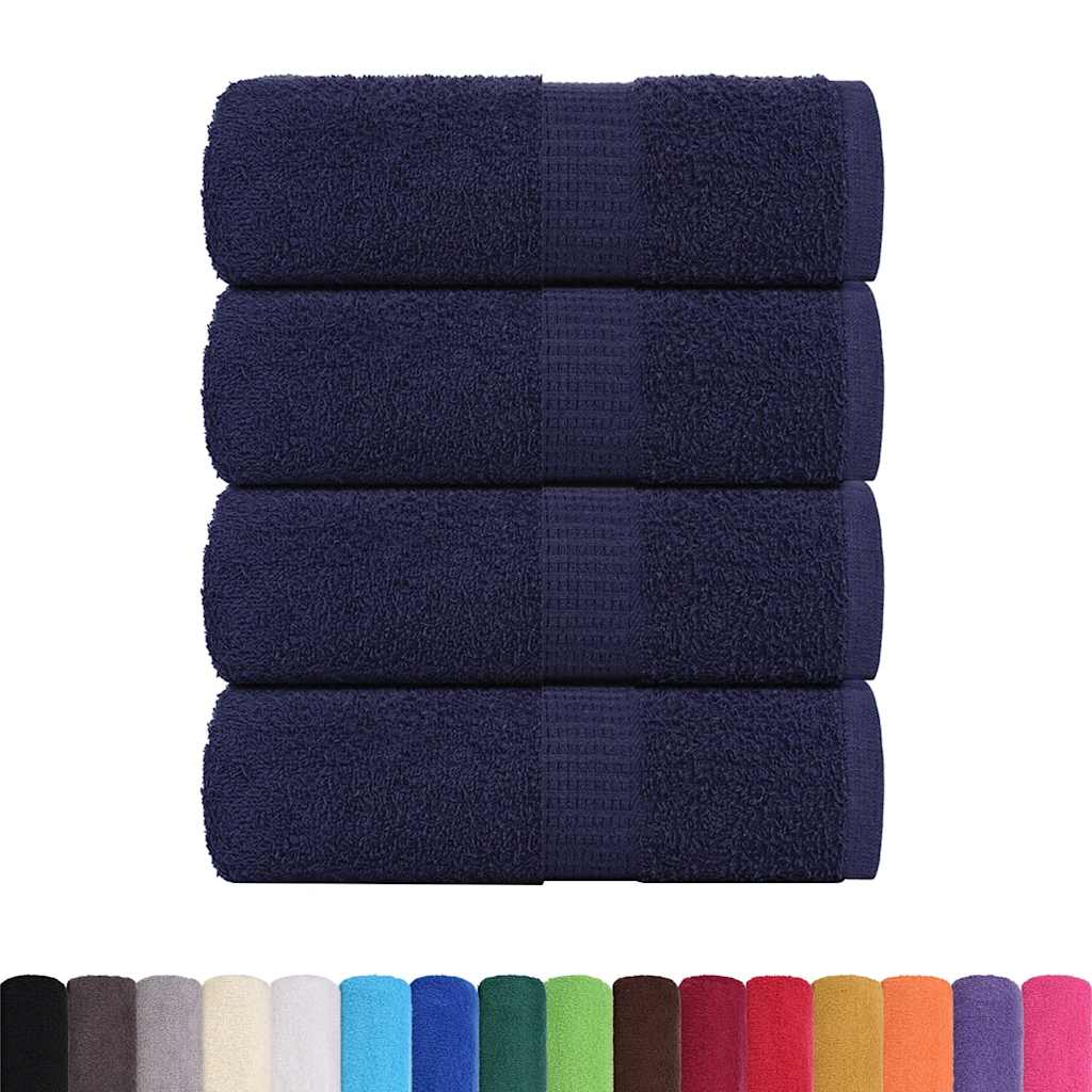 4 db sötétkék FROGN vendégtörölköző 30 x 50 cm 360 g/m²