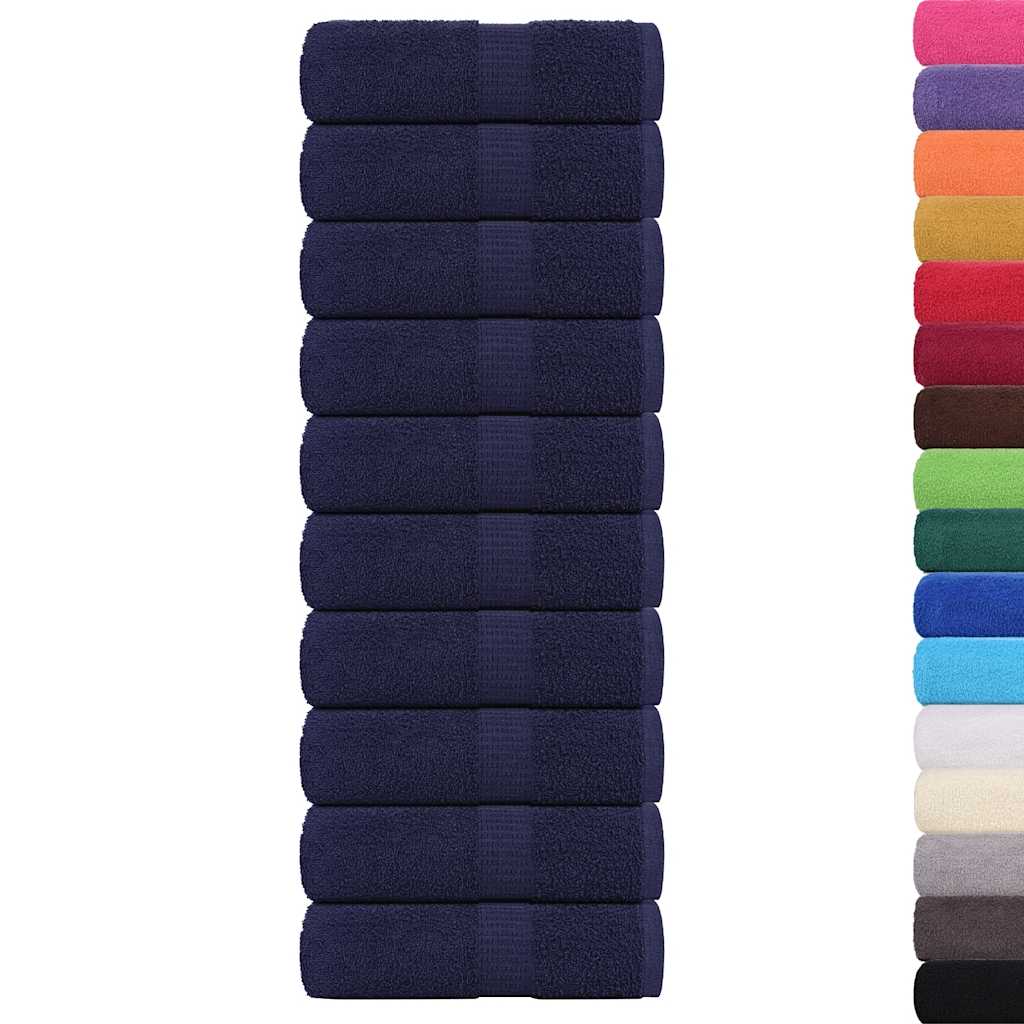 10 db sötétkék FROGN vendégtörölköző 30 x 50 cm 360 g/m²