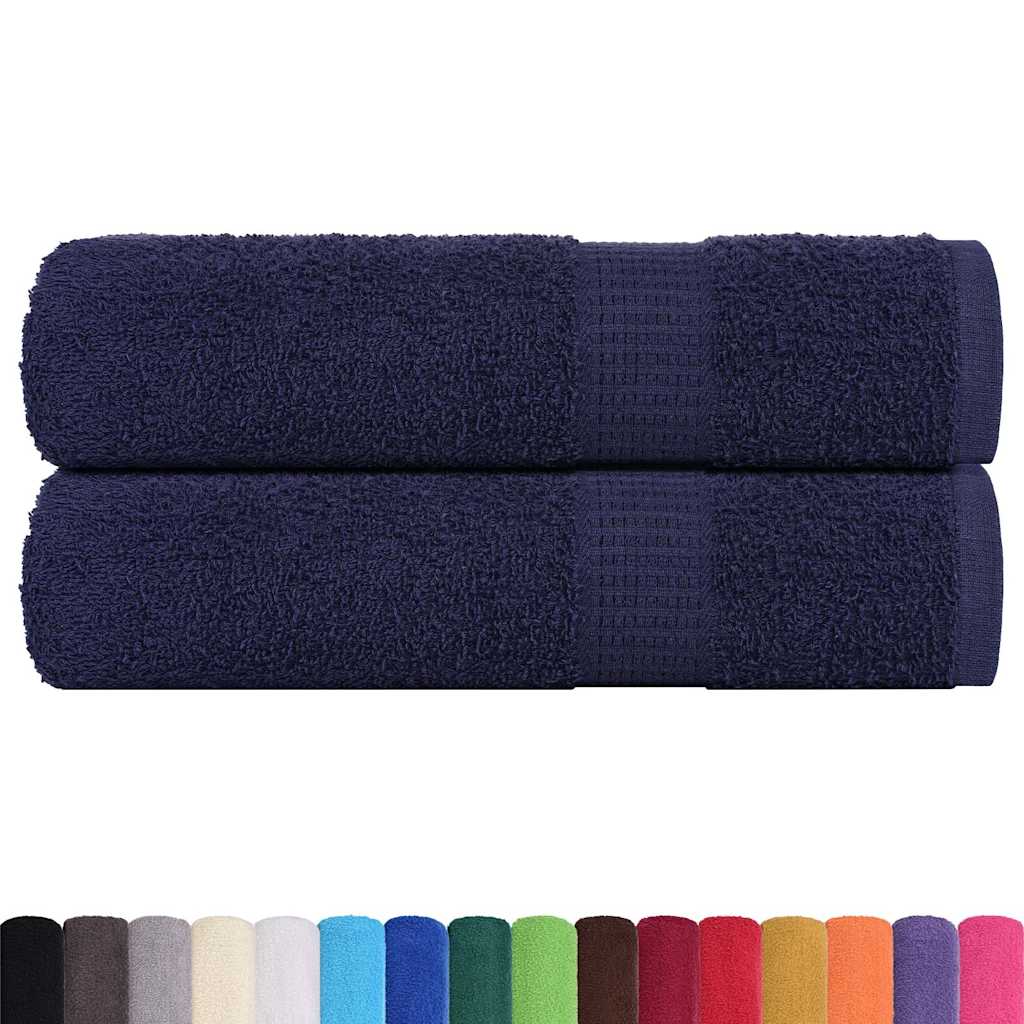 2 db sötétkék FROGN kéztörlő 50 x 100 cm 360 g/m²
