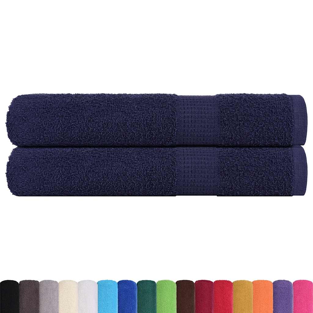 2 db sötétkék szaunatörölköző FROGN 80 x 200 cm 360 g/m²
