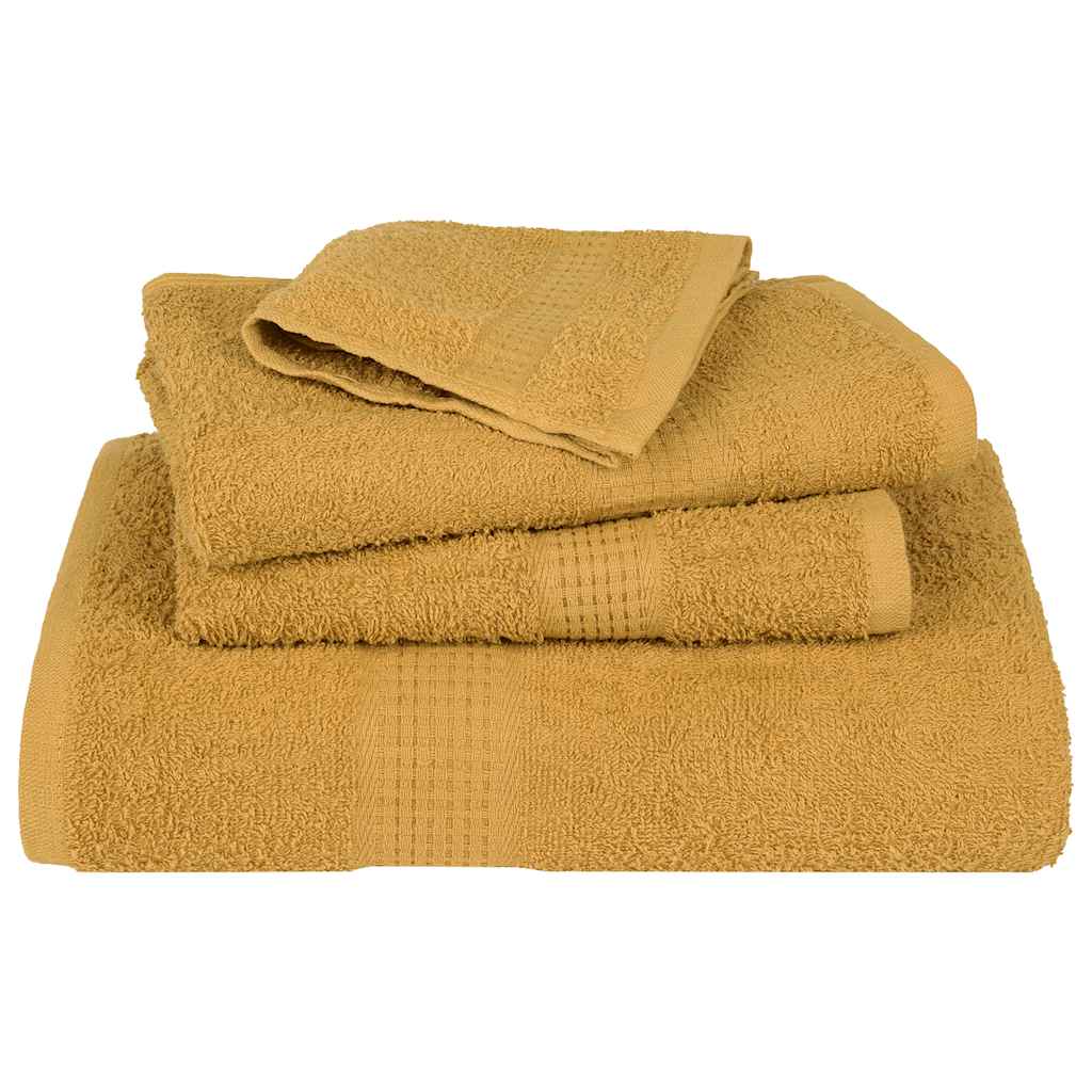 2 db arany színű FROGN vendégtörölköző 30 x 50 cm 360 g/m²