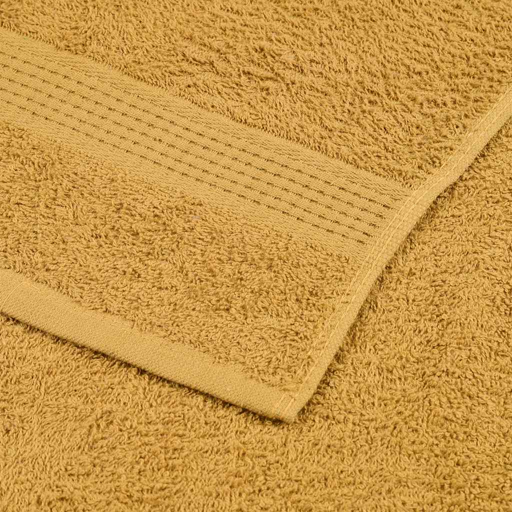 4 db arany színű FROGN zuhanytörölköző 70 x 140 cm 360 g/m²