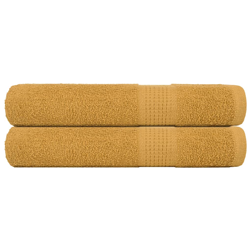 2 db szaunatörölköző FROGN arany 80x200 cm 360 g/m²