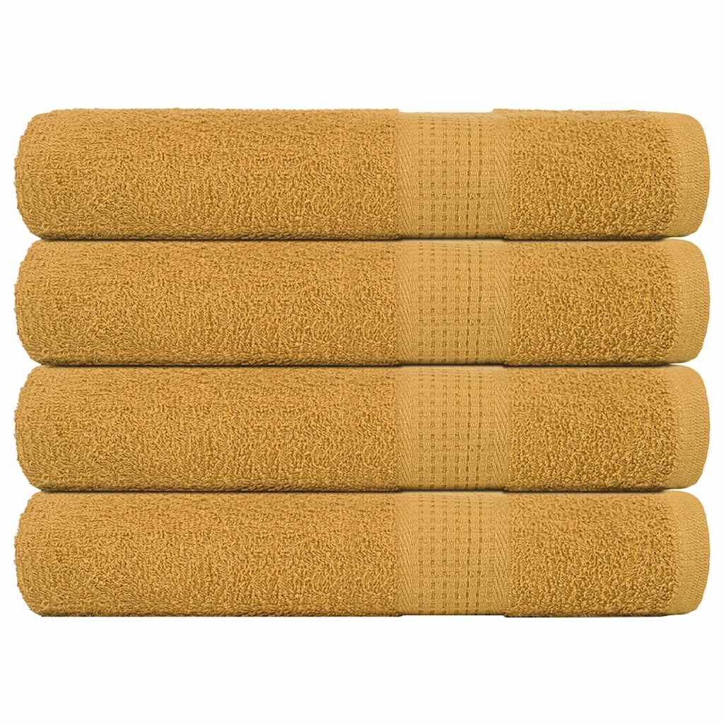 4 db FROGN törölköző arany 100 x 200 cm 360 g/m²