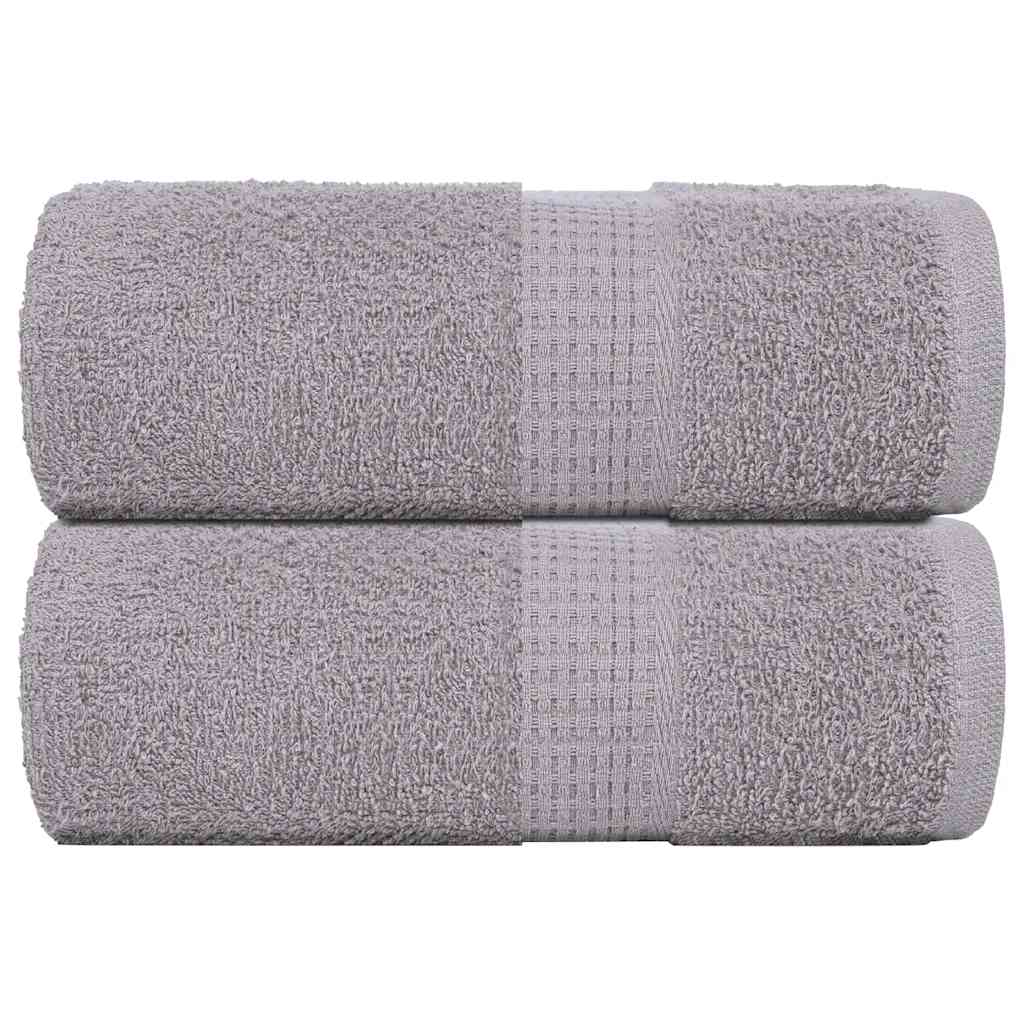 2 db szürke FROGN mosdótörölköző 30 x 30 cm 360 g/m²