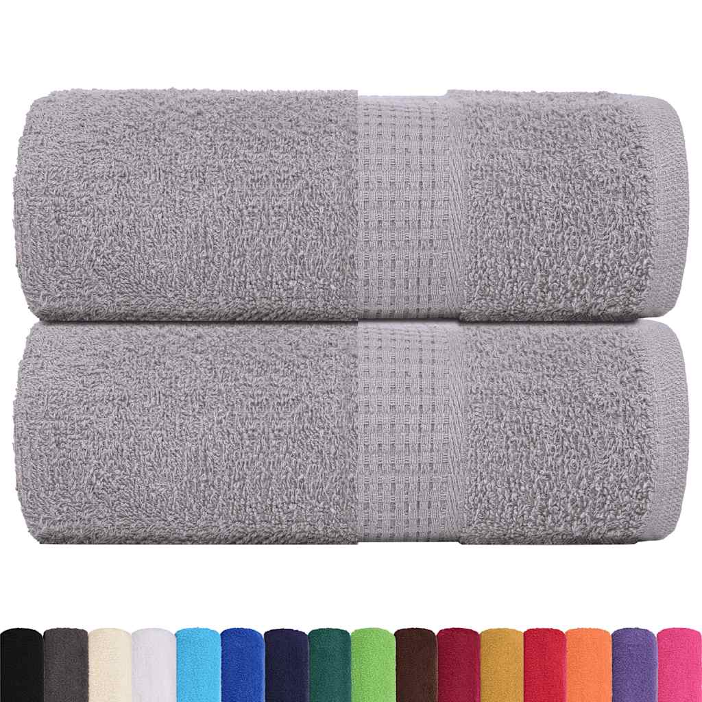 2 db szürke FROGN mosdótörölköző 30 x 30 cm 360 g/m²