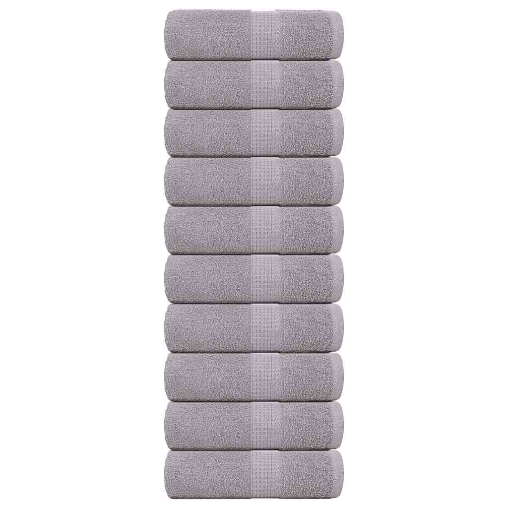 10 db szürke FROGN mosdótörölköző 30 x 30 cm 360 g/m²