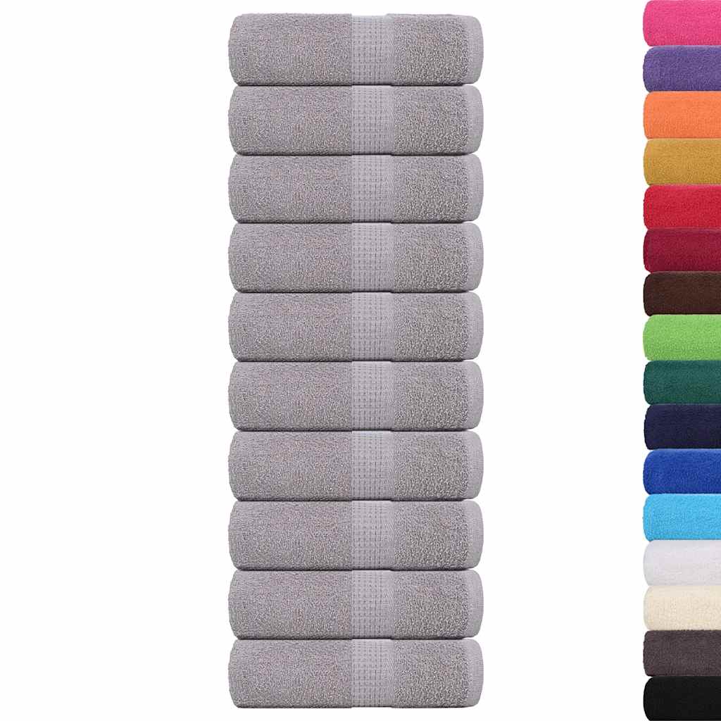 10 db szürke FROGN mosdótörölköző 30 x 30 cm 360 g/m²