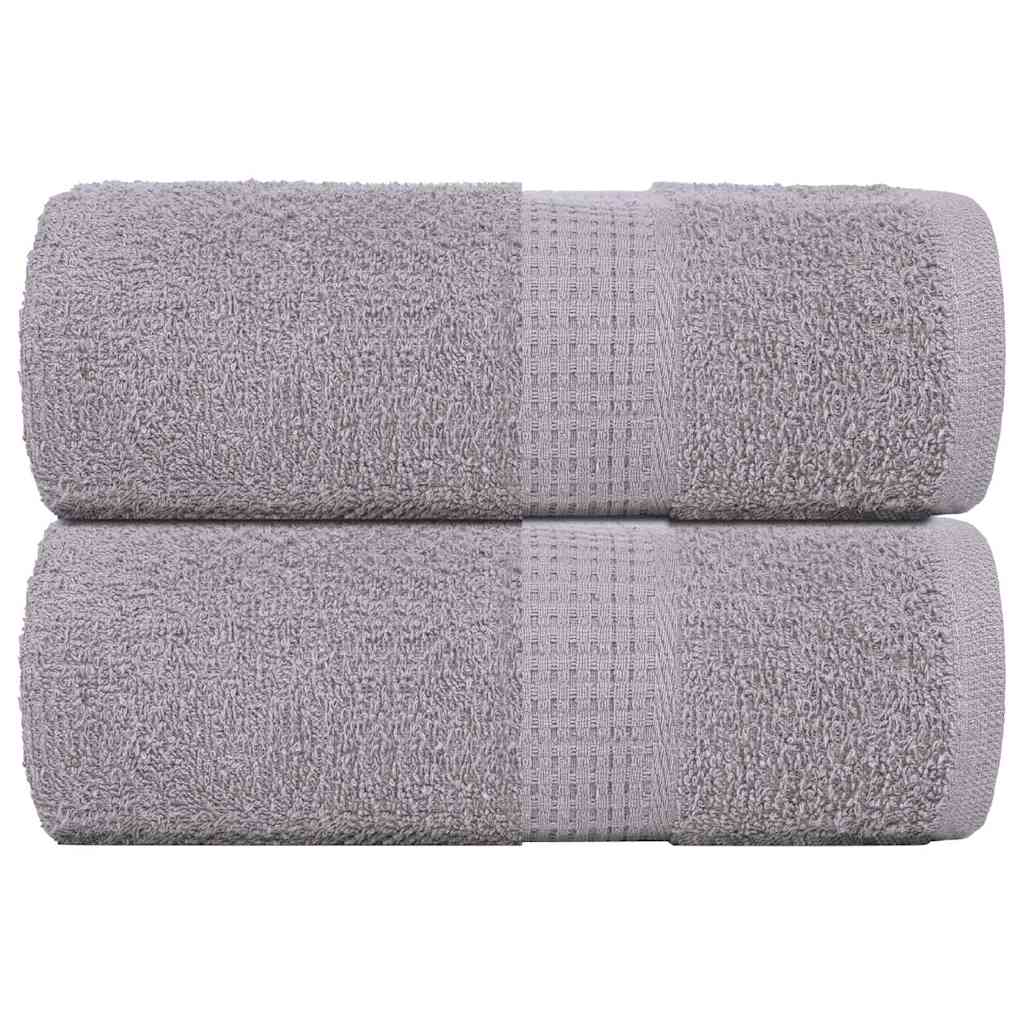 2 db szürke vendégtörölköző FROGN 30 x 50 cm 360 g/m²
