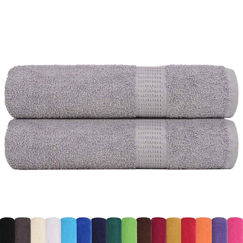 2 db szürke FROGN kéztörlő 50 x 100 cm 360 g/m²