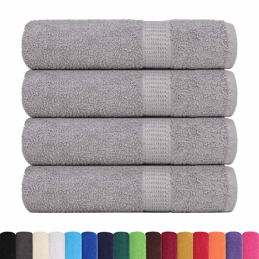 4 db szürke FROGN kéztörlő 50 x 100 cm 360 g/m²