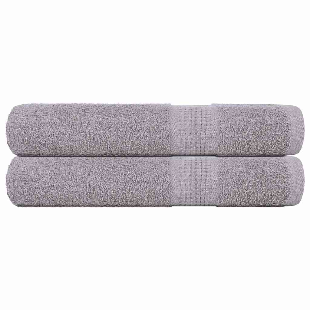 2 db szürke szaunatörölköző FROGN 80 x 200 cm 360 g/m²
