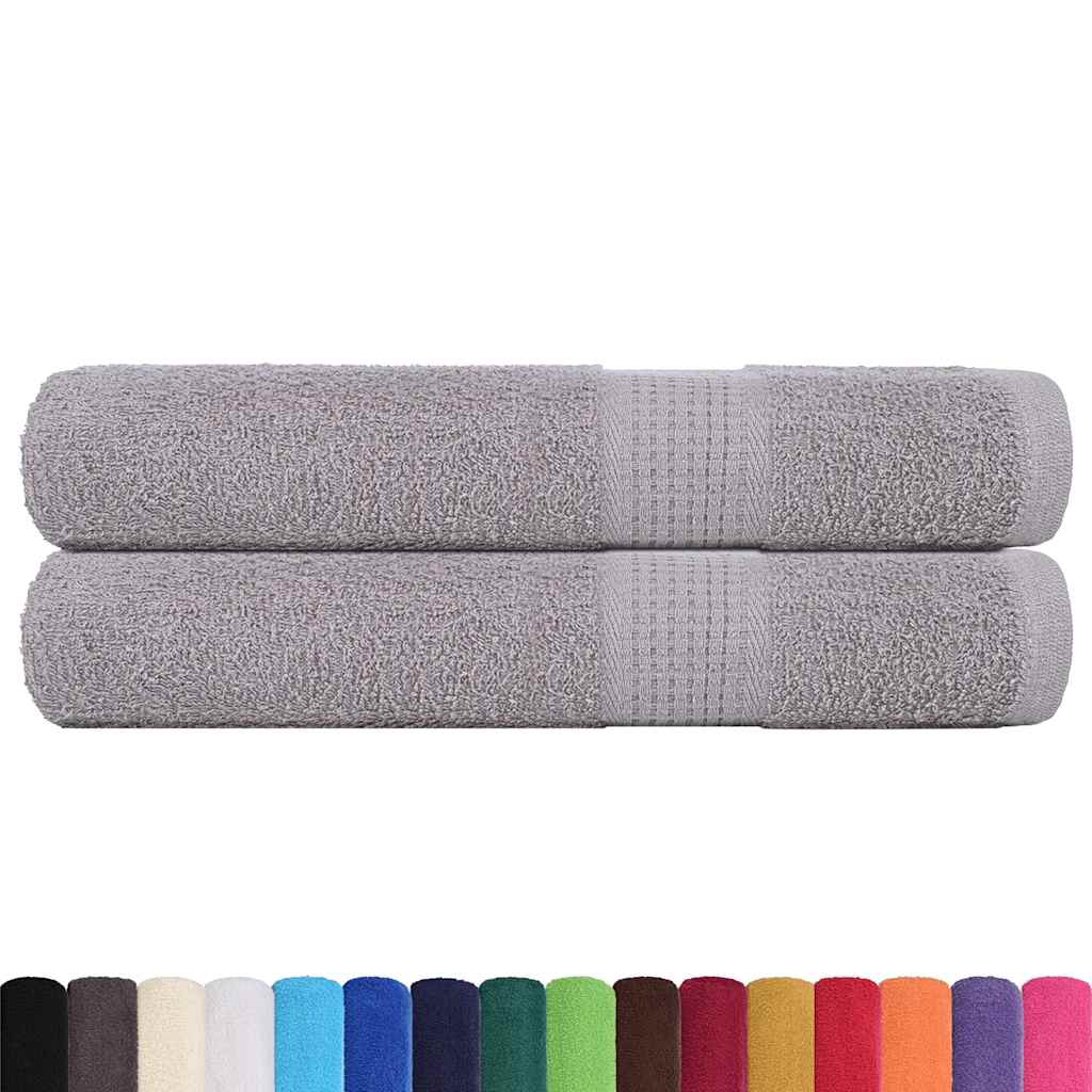 2 db szürke szaunatörölköző FROGN 80 x 200 cm 360 g/m²