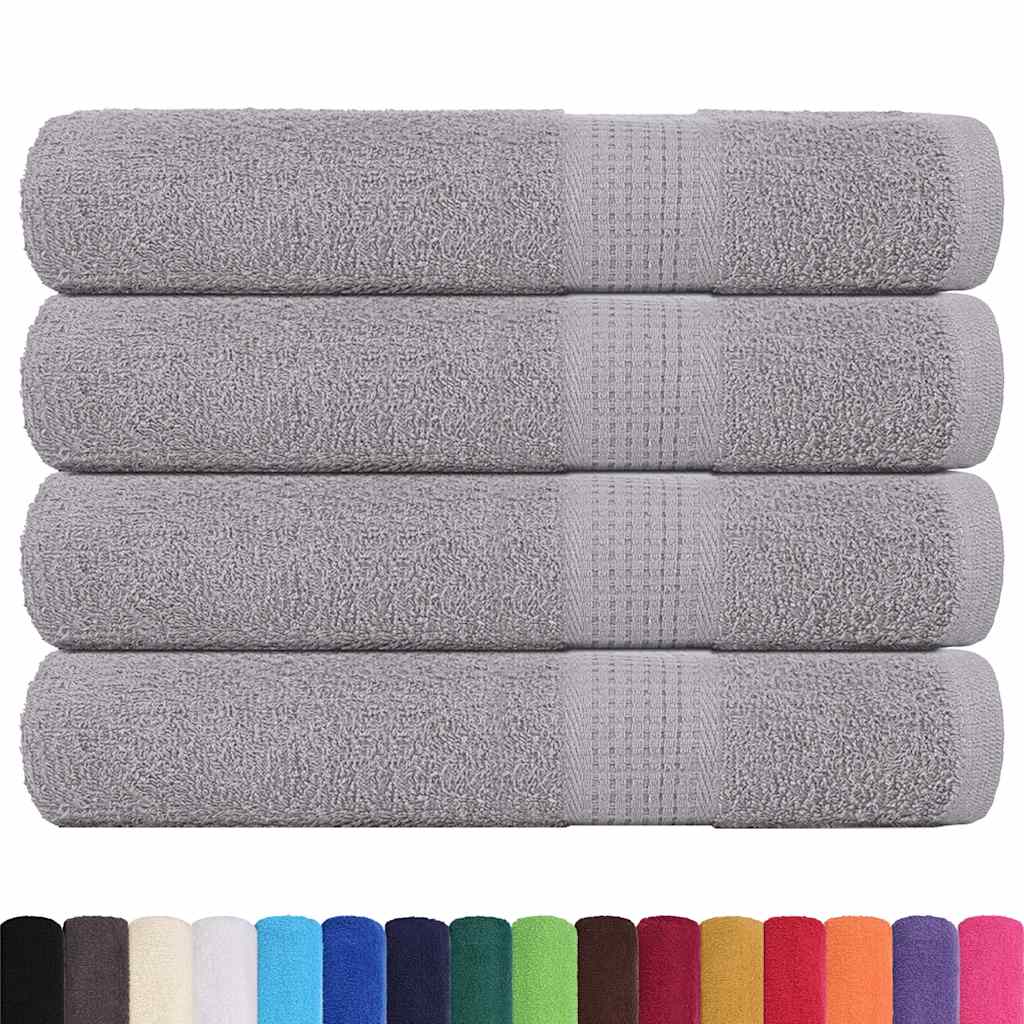 4 db szürke szaunatörölköző FROGN 80 x 200 cm 360 g/m²