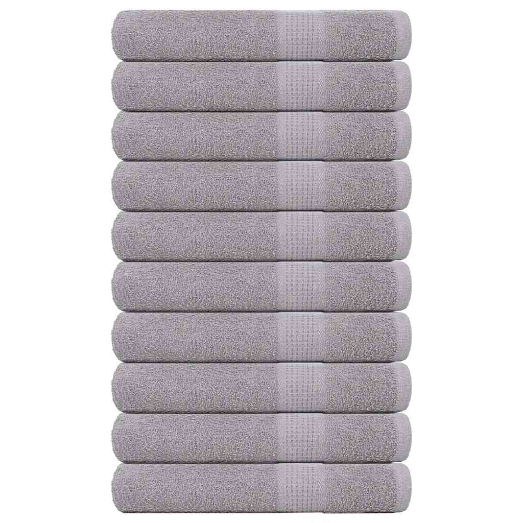 10 db szürke szaunatörölköző FROGN 80 x 200 cm 360 g/m²