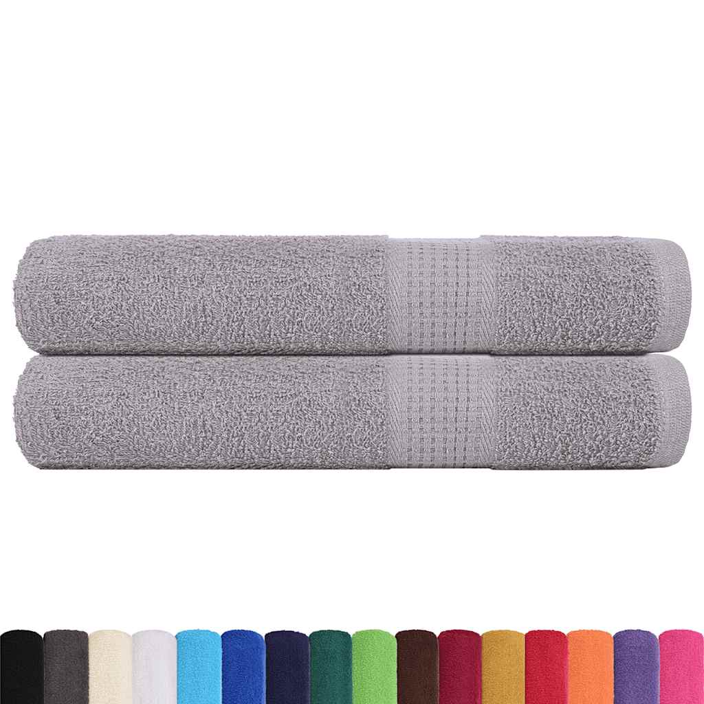 2 db szürke FROGN törölköző 100 x 200 cm 360 g/m²