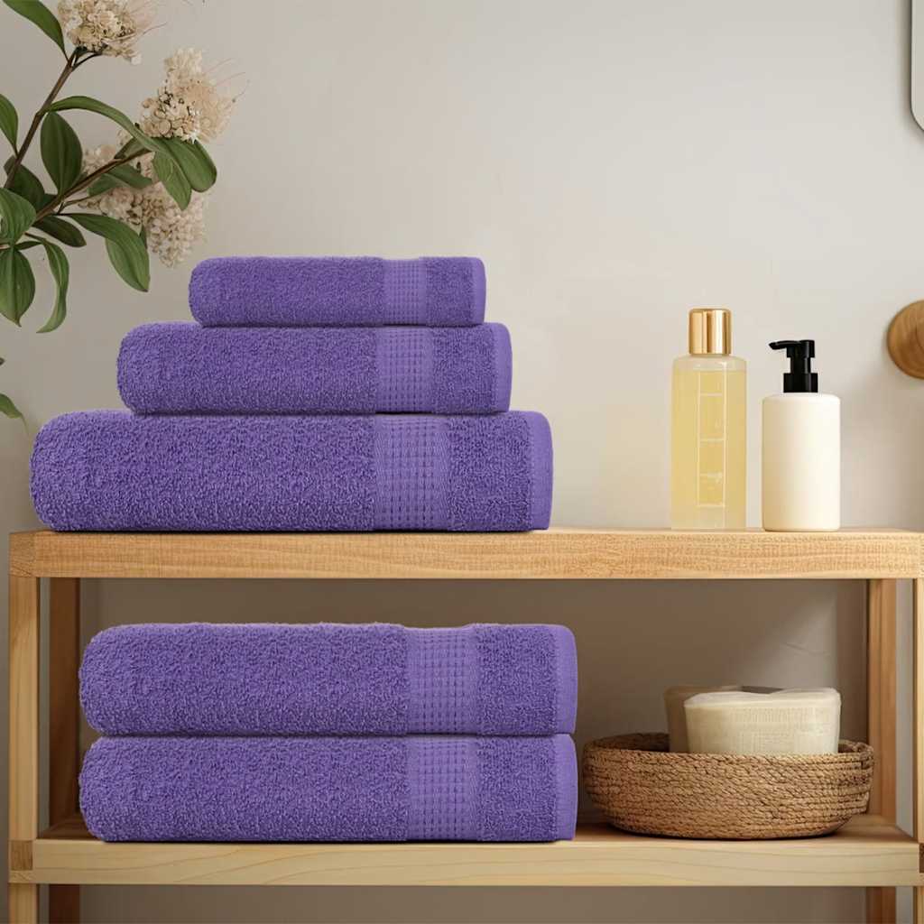 4 db lila FROGN mosdótörlő 30 x 30 cm 360 g/m²