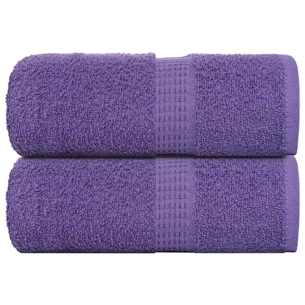 2 db lila vendégtörölköző FROGN 30 x 50 cm 360 g/m²