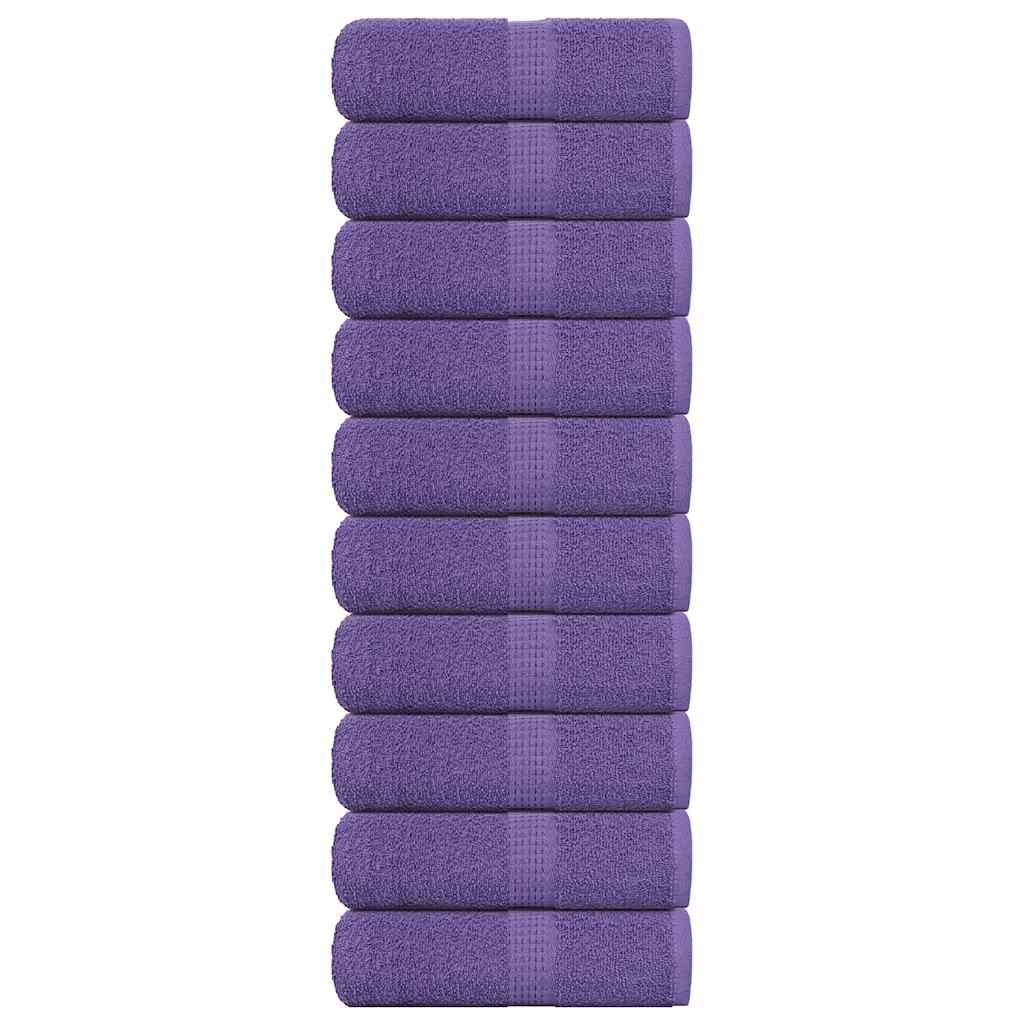 10 db FROGN vendégtörölköző lila 30 x 50 cm 360 g/m²