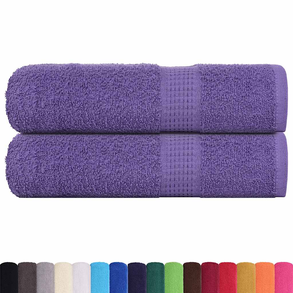 2 db lila FROGN zuhanytörölköző 70 x 140 cm 360 g/m²