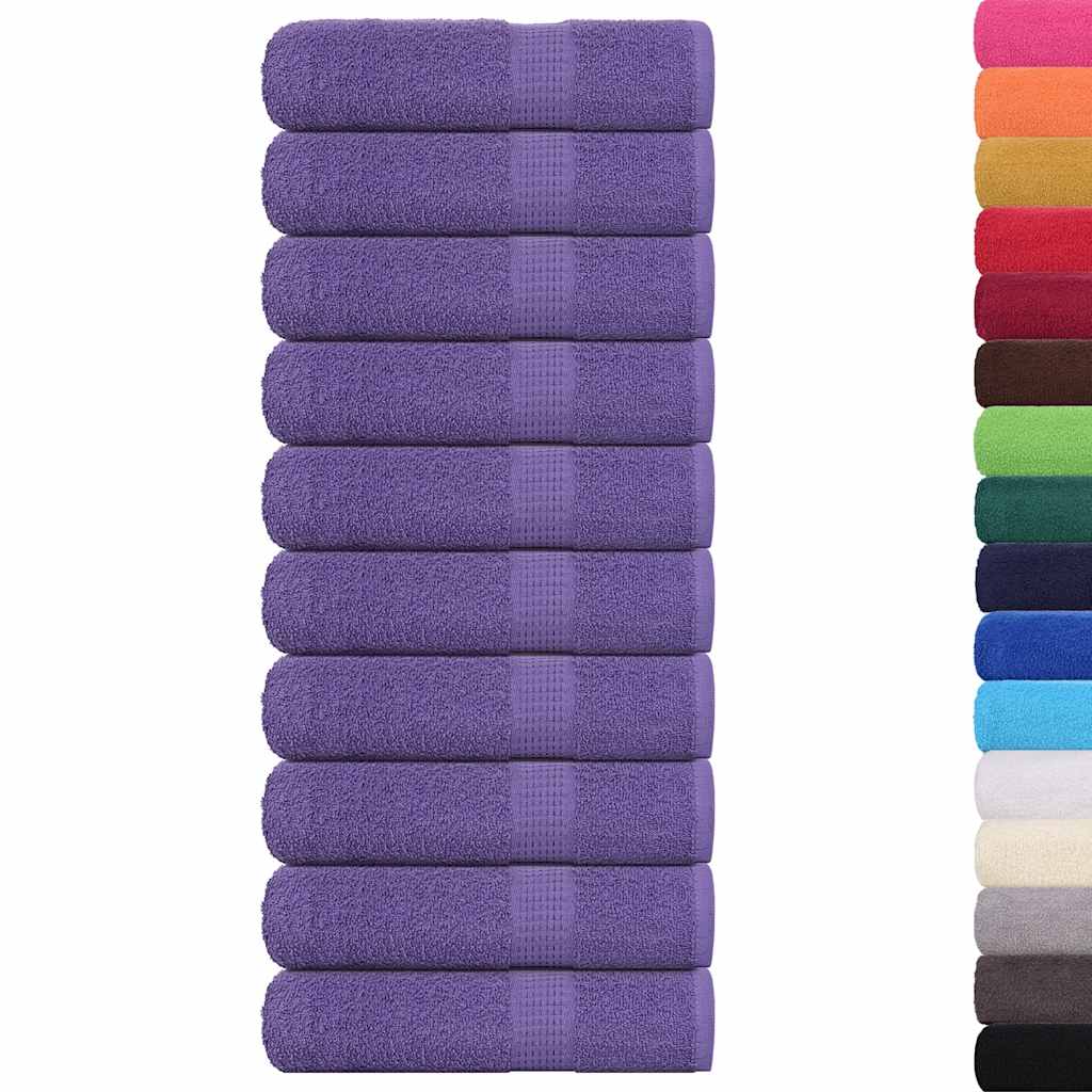 10 db lila FROGN zuhanytörölköző 70 x 140 cm 360 g/m²