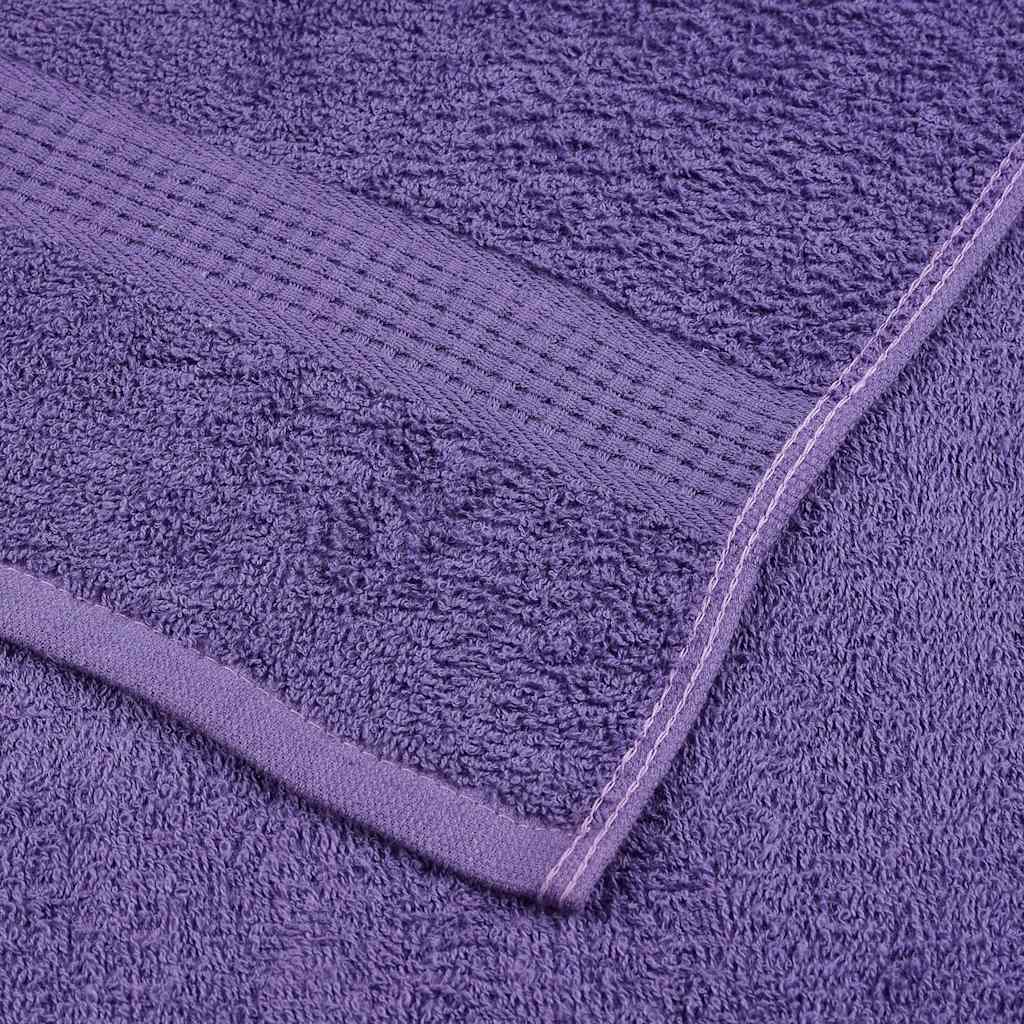 10 db FROGN törölköző lila 100 x 200 cm 360 g/m²