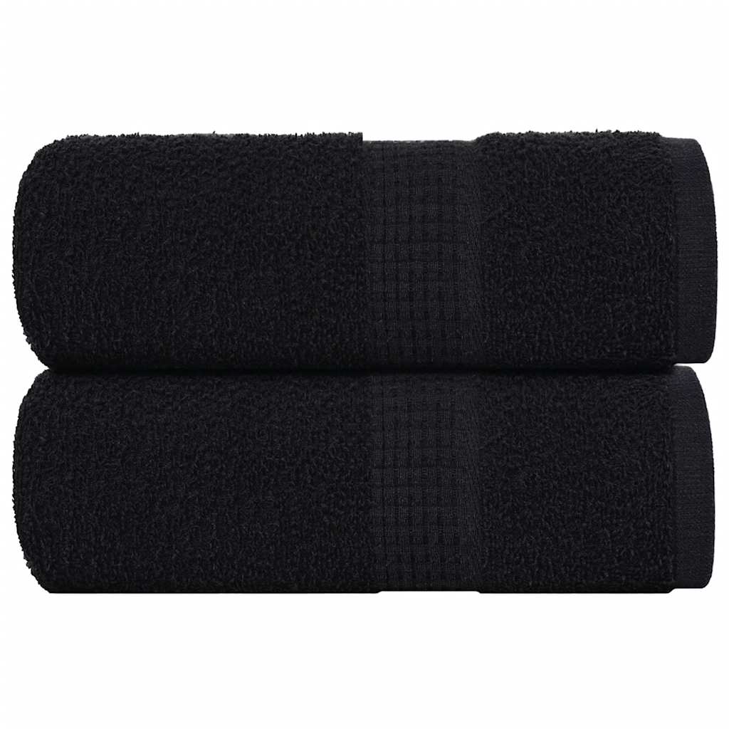 2 db vendégtörölköző FROGN fekete 30 x 50 cm 360 g/m²