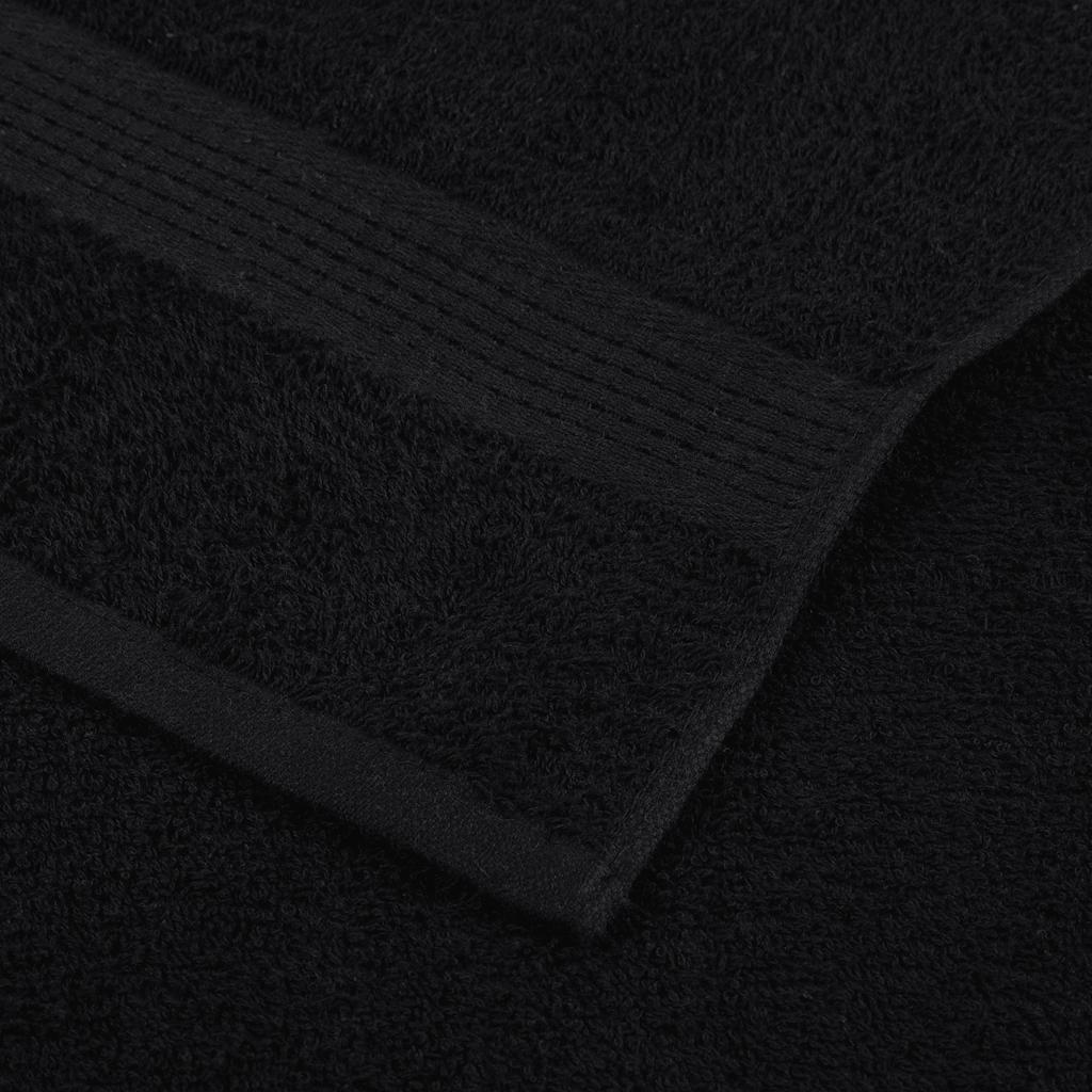 2 db FROGN mintás kéztörlő fekete 50 x 100 cm 360 g/m²