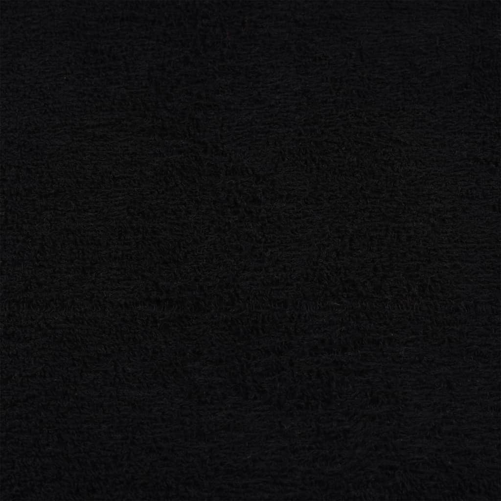4 db FROGN zuhanytörölköző fekete 70 x 140 cm 360 g/m²