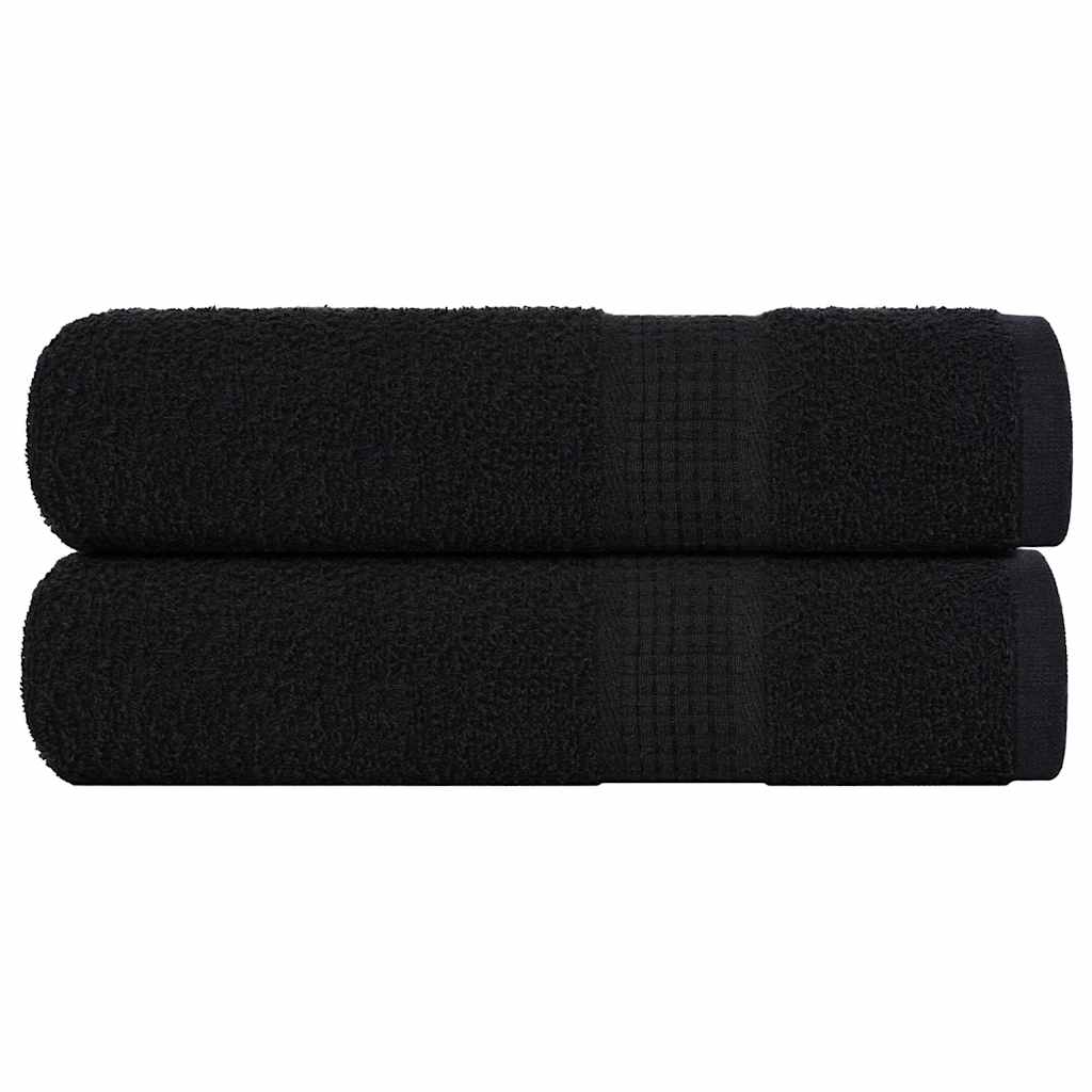 2 db fekete FROGN fürdőlepedő 100 x 150 cm 360 g/m²